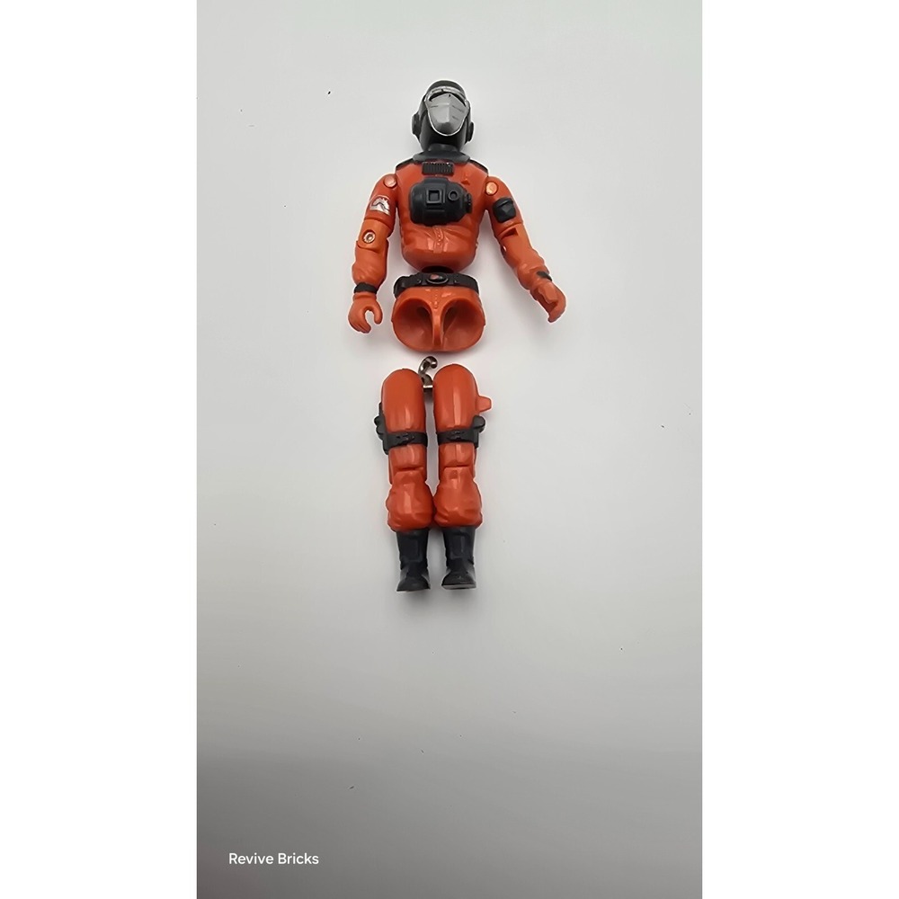 Vintage 1985 G.I. Joe Cobra Barbecue ARAH 3.75" Action Figure Great Condition